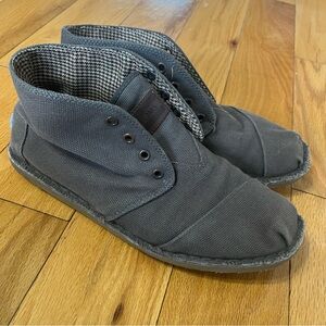 Toms Charcoal Chukka Boots for Men